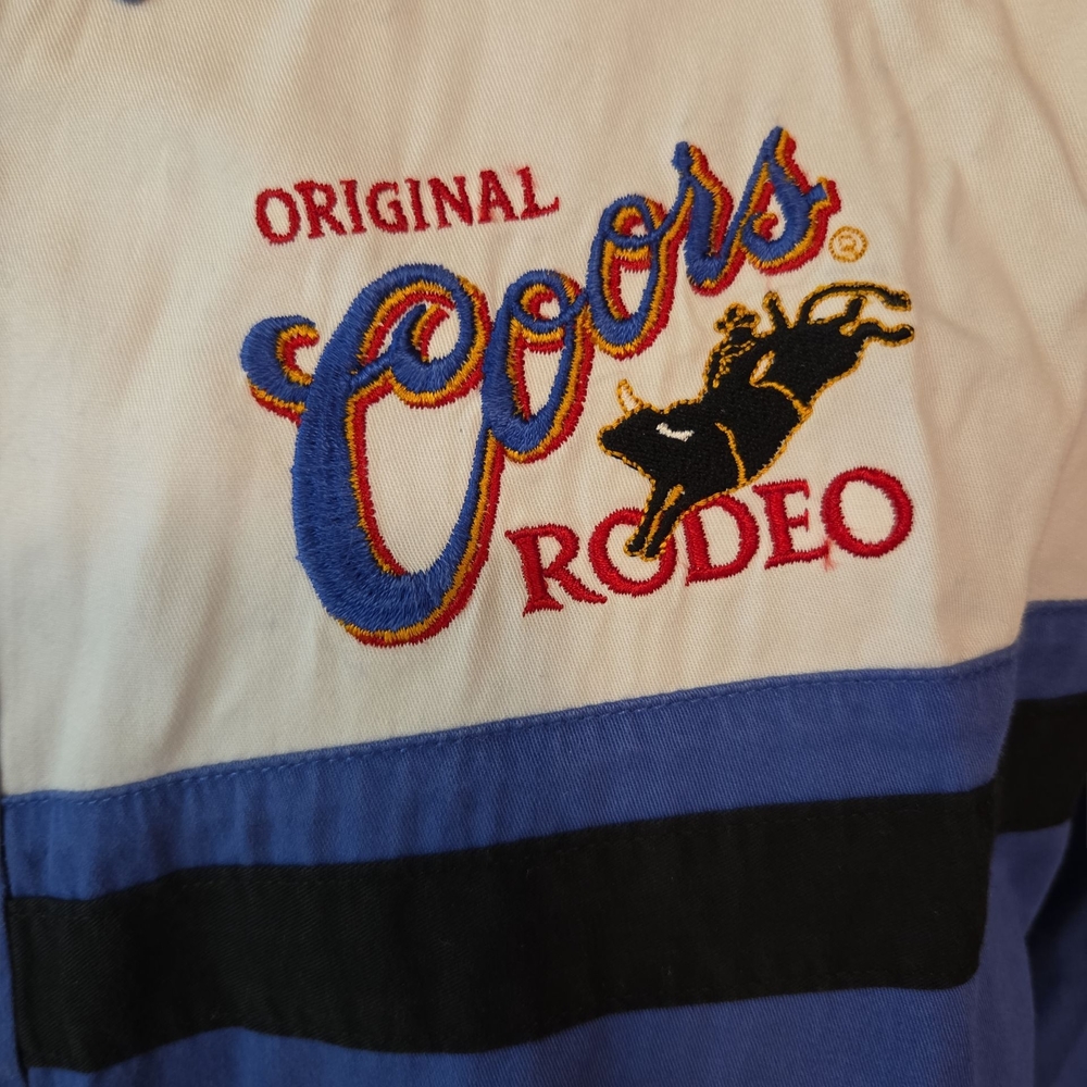 Men's MWG Apparel Original Coors Rodeo Long Sleeve Button Down Shirt Size XL - Picture 2 of 4